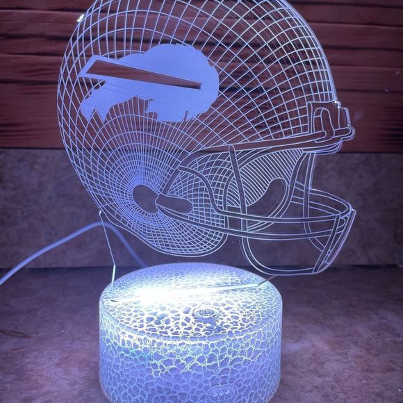 NFL New York Buffalo Bills 3D neon night - Picture 2 of 6